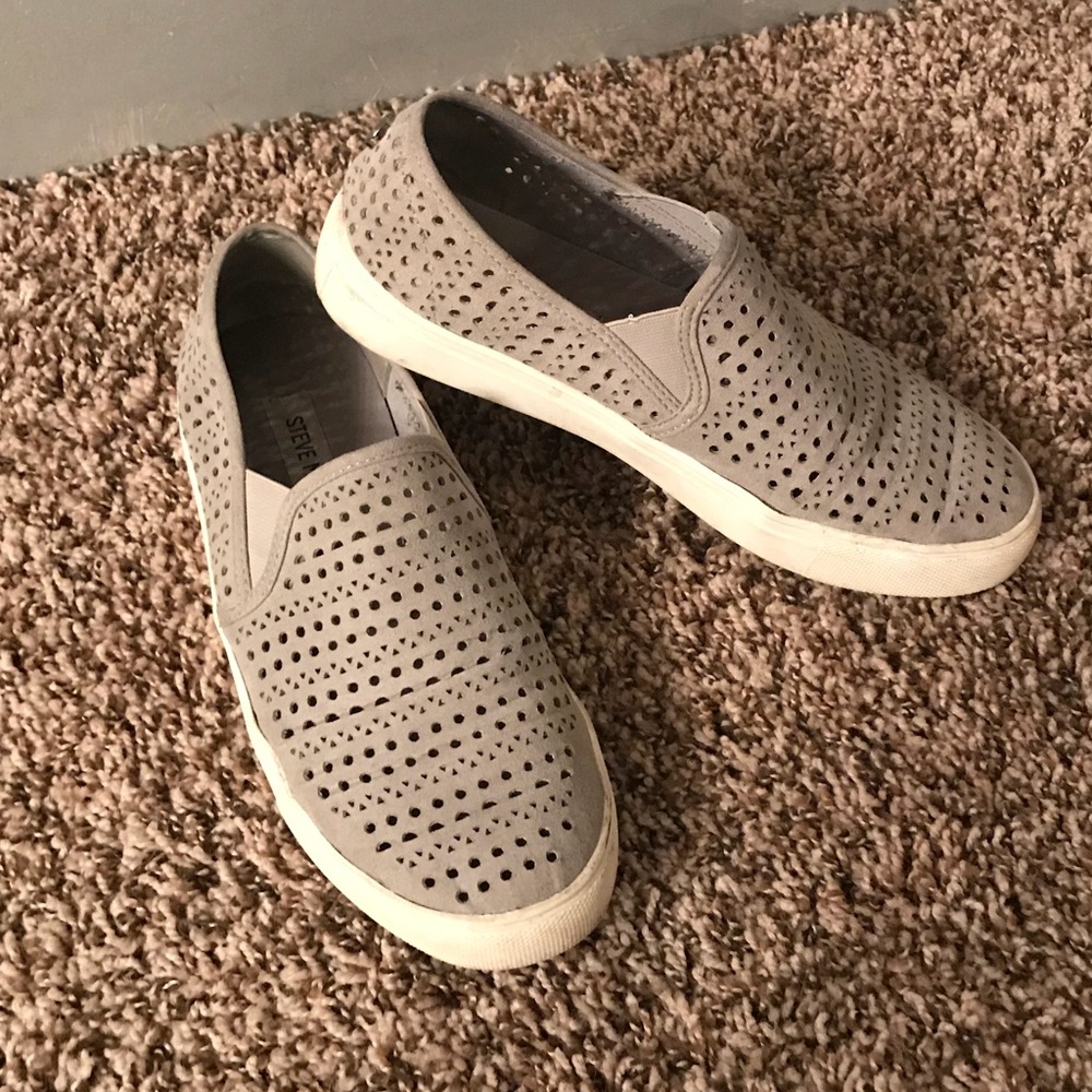 Grey size 8 slip ons!